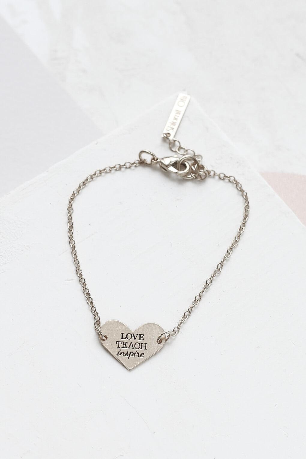 צמיד Love Teach Inspire