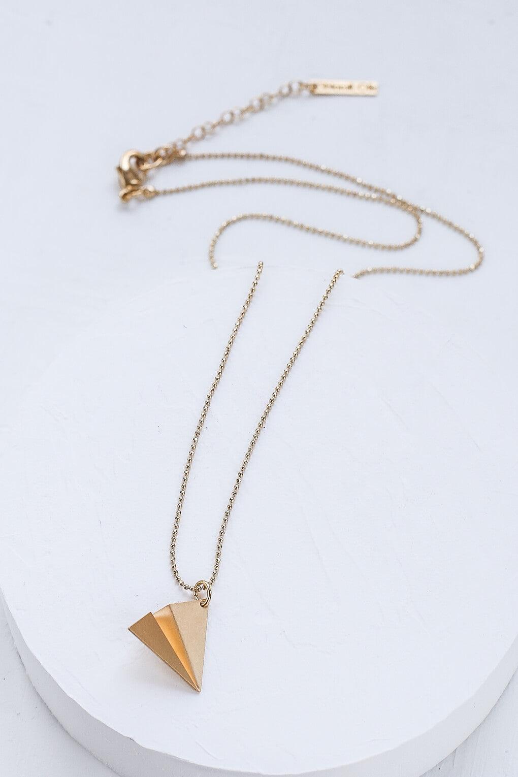 PAPER PLANE NECKLACE